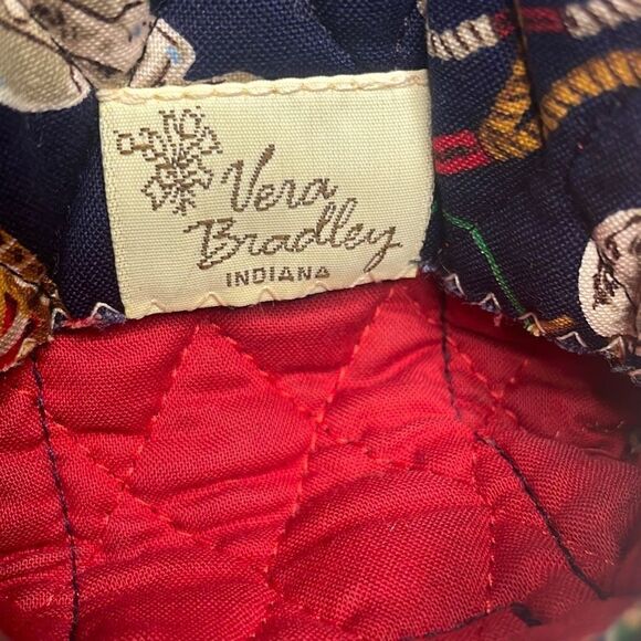 RARE 90s Vera Bradley Spring 1994 Regatta Print Quilted Coin Purse - Picture 6 of 8